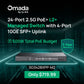 Omada 24-Port 2.5G ports and 4-Port 10GE SFP+ L2+ Managed Switch with 16 x PoE+ & 8 x PoE++, SG3428XPP-M2