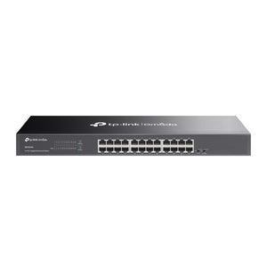 Omada Unmanaged 24-Port Gigabit Switch,Rack-mountable,Plug and Play, DS1024G