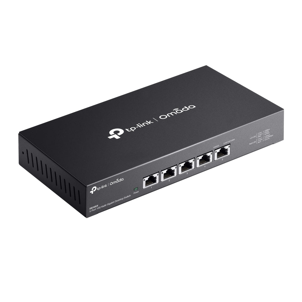 ルーター・ネットワーク機器 TP-Link Omada 5-Port 10G Switch DS105X Omada Unmanaged 5-Port 10G Multi-Gigabit Switch, DS105X