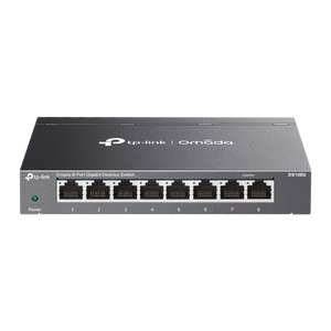 Omada Unmanaged 8-Port Gigabit Desktop Switch, Plug and Play, DS108G