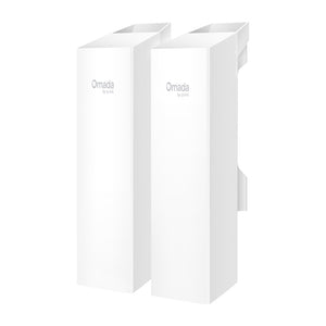 Omada Outdoor Wireless Bridge 5 GHz 867 Mbps, 3 x Gigabit Ports, up to 0.6 miles, EAP211-Bridge KIT V3