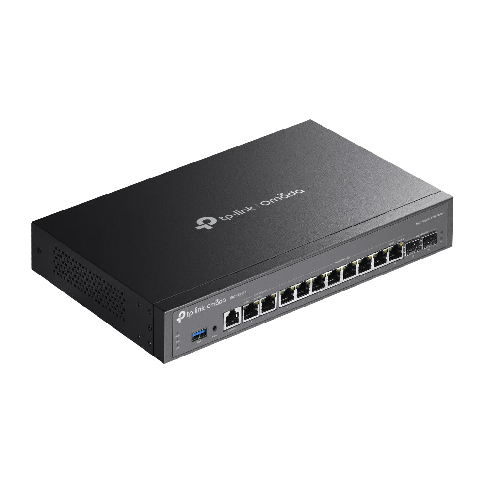 Omada Multi-Gigabit VPN Router, 2x 2.5G WAN/LAN Ports, ER7412-M2