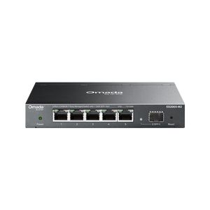 Omada 5-Port 2.5GBASE-T Easy Managed Switch with 1 10GE SFP+ Slot, ES206X-M2