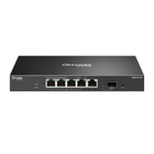Omada 5-Port 2.5G BASE-T and 1-Port 10GE SFP+ Easy Managed Switch with 4-Port PoE++, ES206XPP-M2