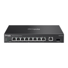 Omada 8-Port 2.5G + 2-Port 10G Easy Managed Switch with 8-Port PoE++, ES210XPP-M2