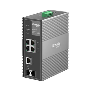 Omada 6-Port Gigabit Industrial Easy Managed Switch with 3-Port PoE+ and 1-Port PoE++, IES206GPP