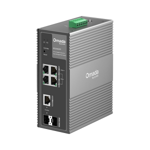 Omada 6-Port Gigabit Industrial Easy Managed Switch with 3-Port PoE+ and 1-Port PoE++, IES206GPP