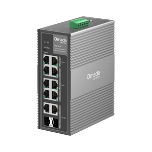 Omada 10-Port Gigabit Industrial Easy Managed Switch with 6-Port PoE+ and 2-Port PoE++, IES210GPP