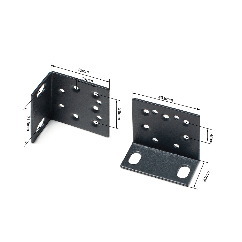 Front Rackmount Bracket 19in Omada 19-inch Switches Rack-mounting Bracket Kit, Screws Included, Rac