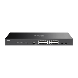Omada 16-Port 2.5GBASE-T and 2-Port 10GE SFP+ L2+ Managed PoE Switch with 12x PoE+ and 4x PoE++, SG3218XP-M2 V2