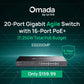Omada 20-Port Gigabit Easy Managed Switch with 16-Port PoE+ ES220GMP