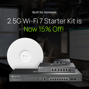 Omada 2.5G Wi-Fi 7 Starter Kit for Homelab